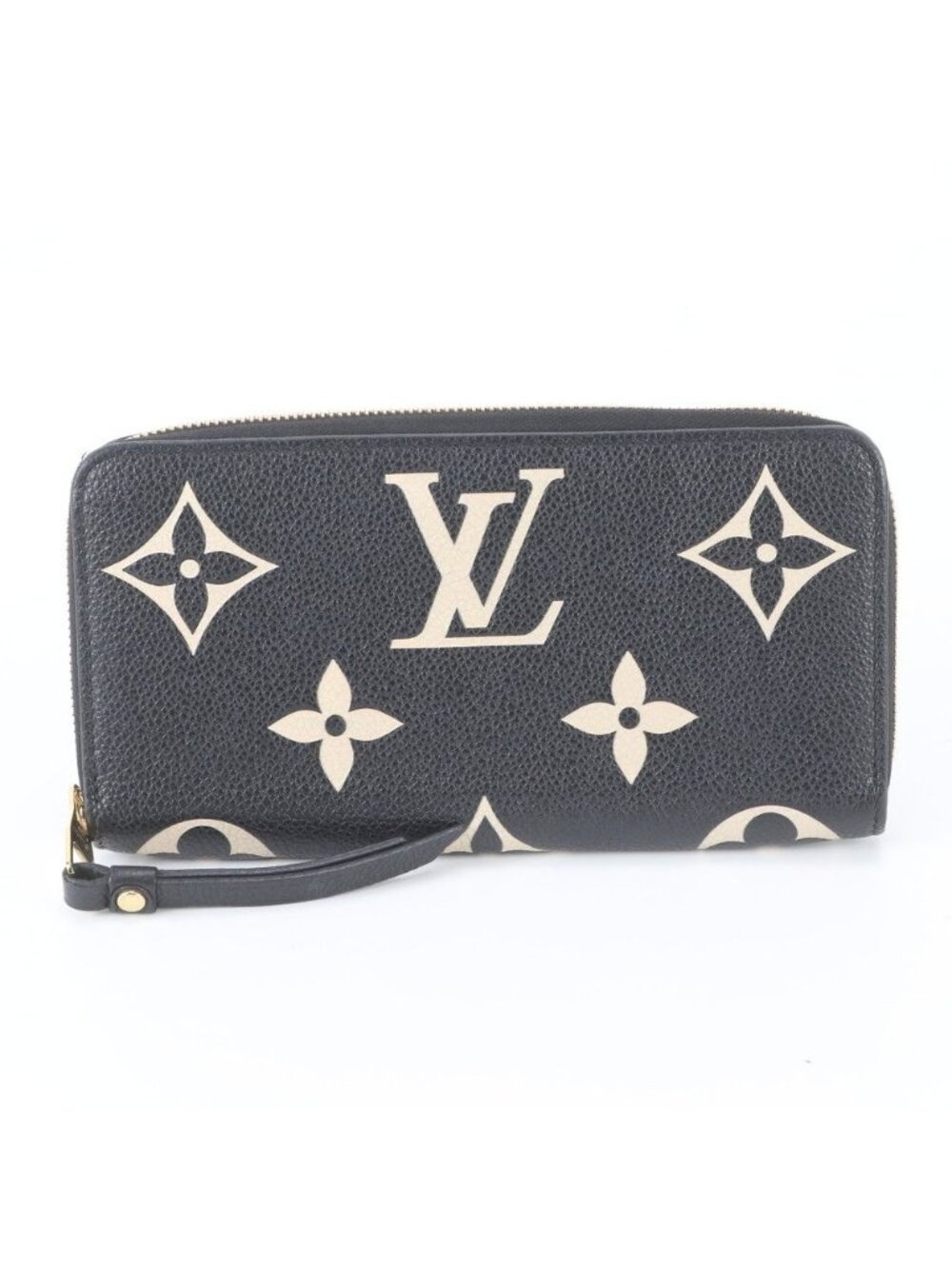 Louis Vuitton Monogram Empreinte Zippy Wallet with Leather